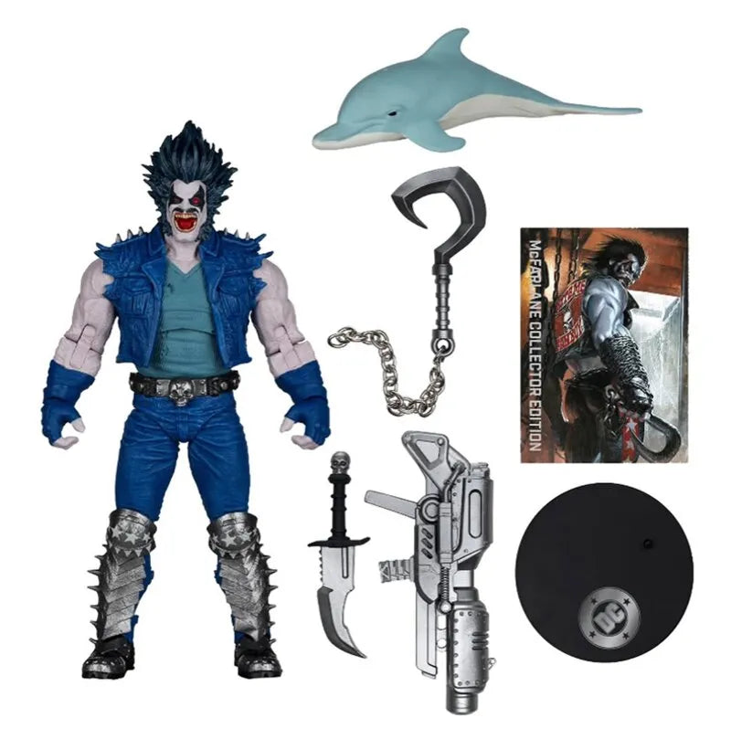 DC MCFARLANE COLLECTOR EDITION WAVE 14 7INCH LOBO CHASE ACTION FIGURE