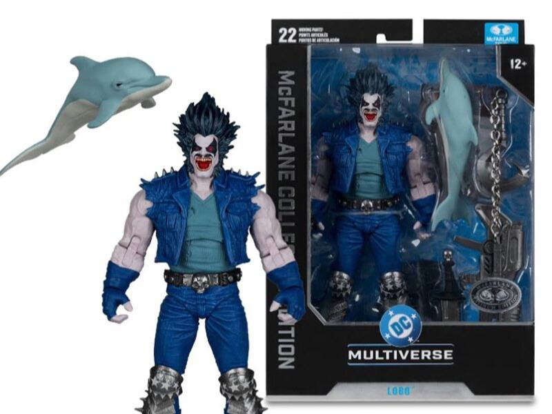 DC MCFARLANE COLLECTOR EDITION WAVE 14 7INCH LOBO CHASE ACTION FIGURE