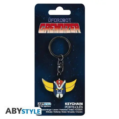 UFO ROBOT GRENDIZER HEAD METAL KEYCHAIN