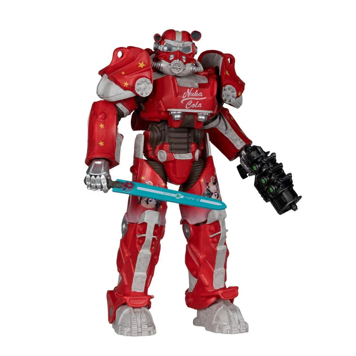MCFARLANE ELITE 7IN FALLOUT  76 NUKA COLA T-60 GOLD LABEL ACTION FIGURE