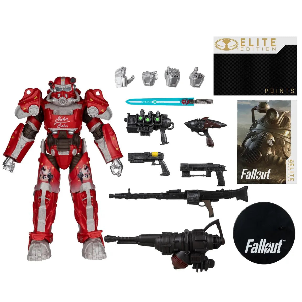 MCFARLANE ELITE 7IN FALLOUT  76 NUKA COLA T-60 GOLD LABEL ACTION FIGURE