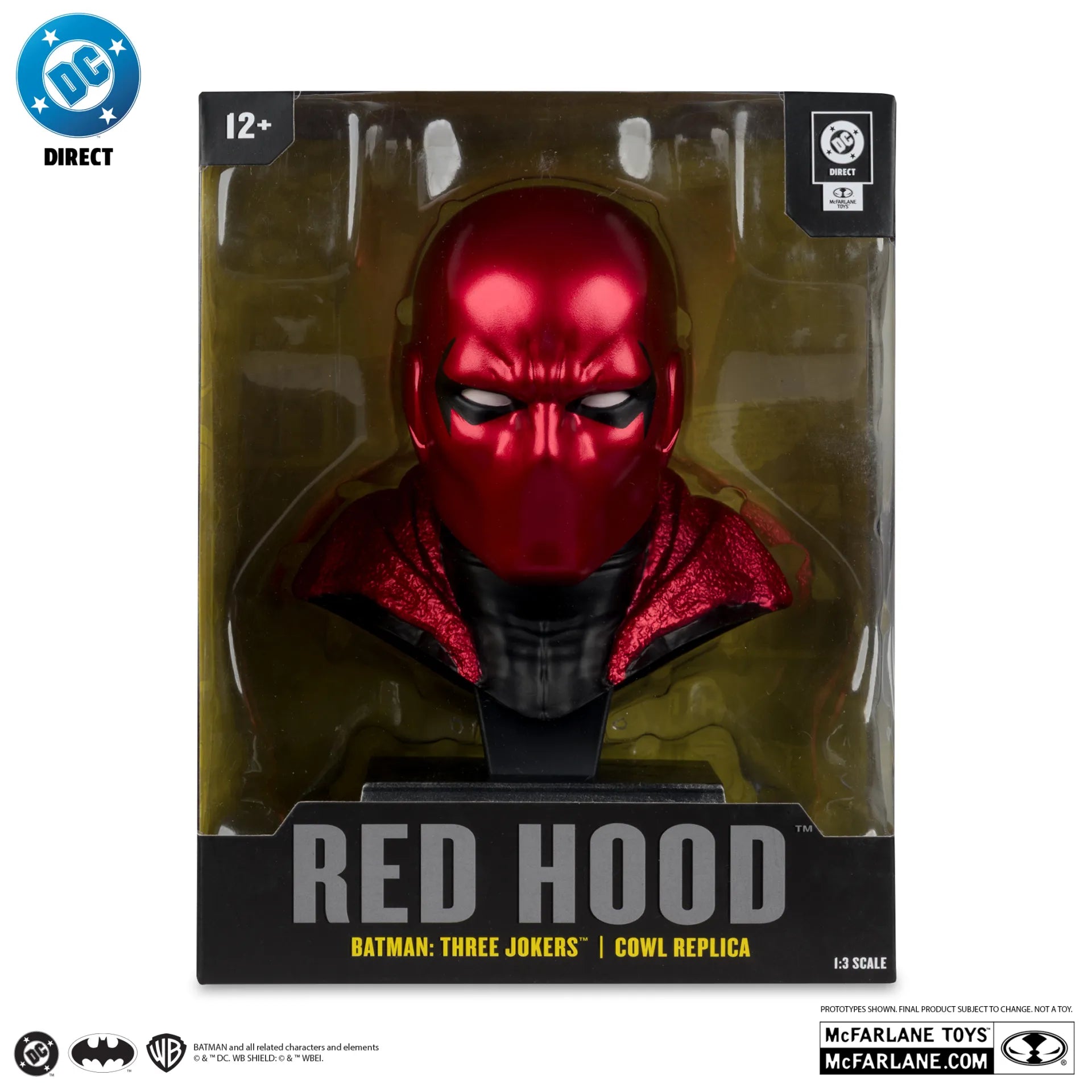 DC DIRECT BATMAN 1:3 COWL PROP REPLICA RED HOOD  CHASE