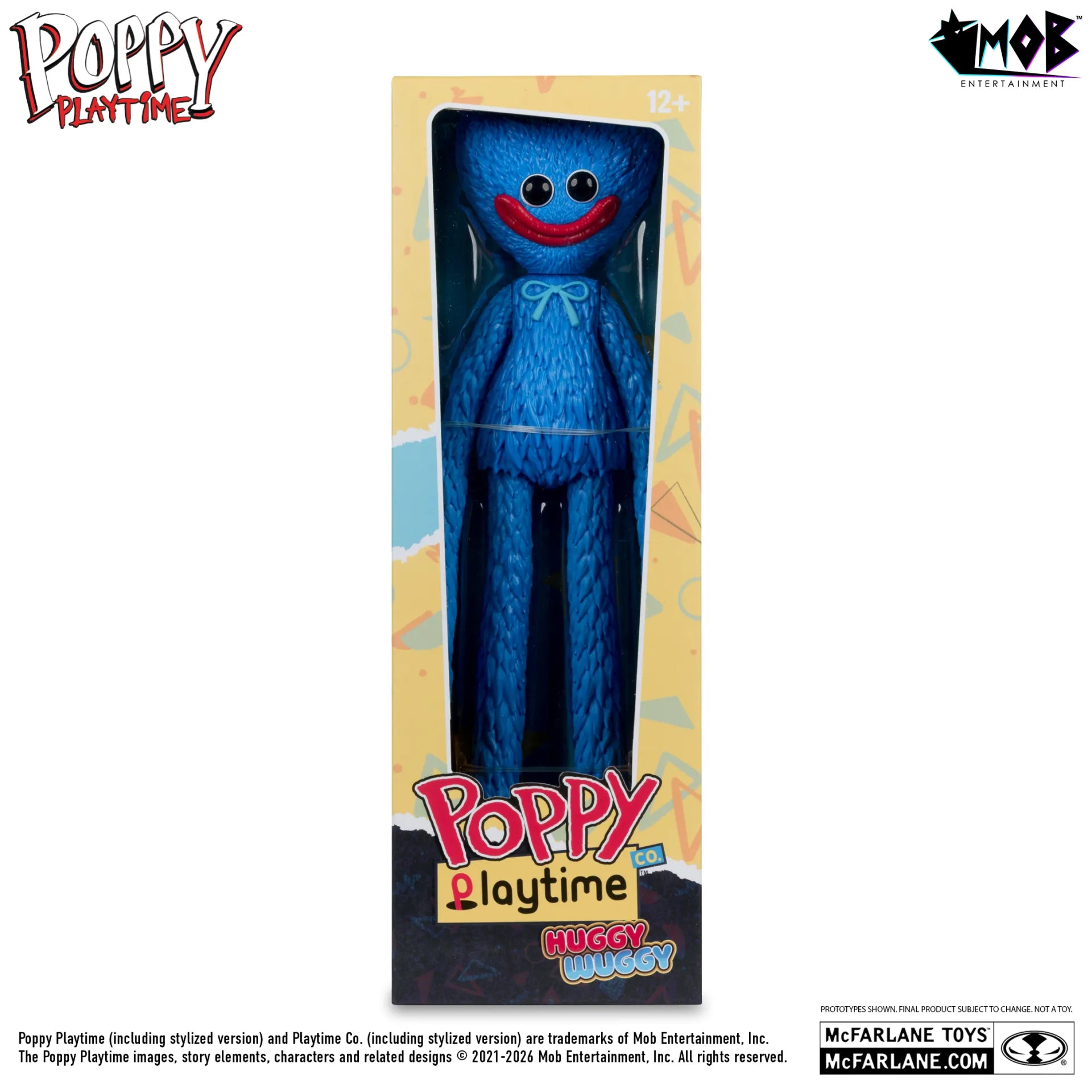 POPPY PLAYTIME 12INCH COFFIN HUGGY WUGGY SMILE FIGURE