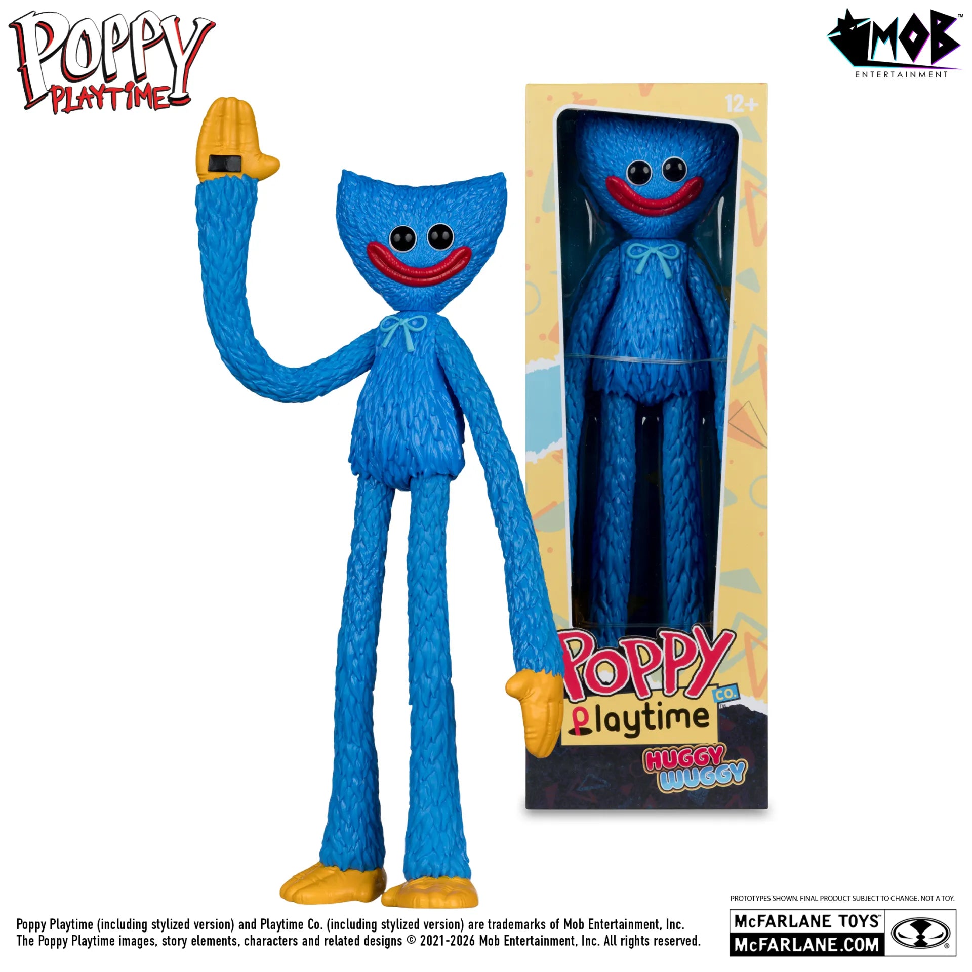 POPPY PLAYTIME 12INCH COFFIN HUGGY WUGGY SMILE FIGURE