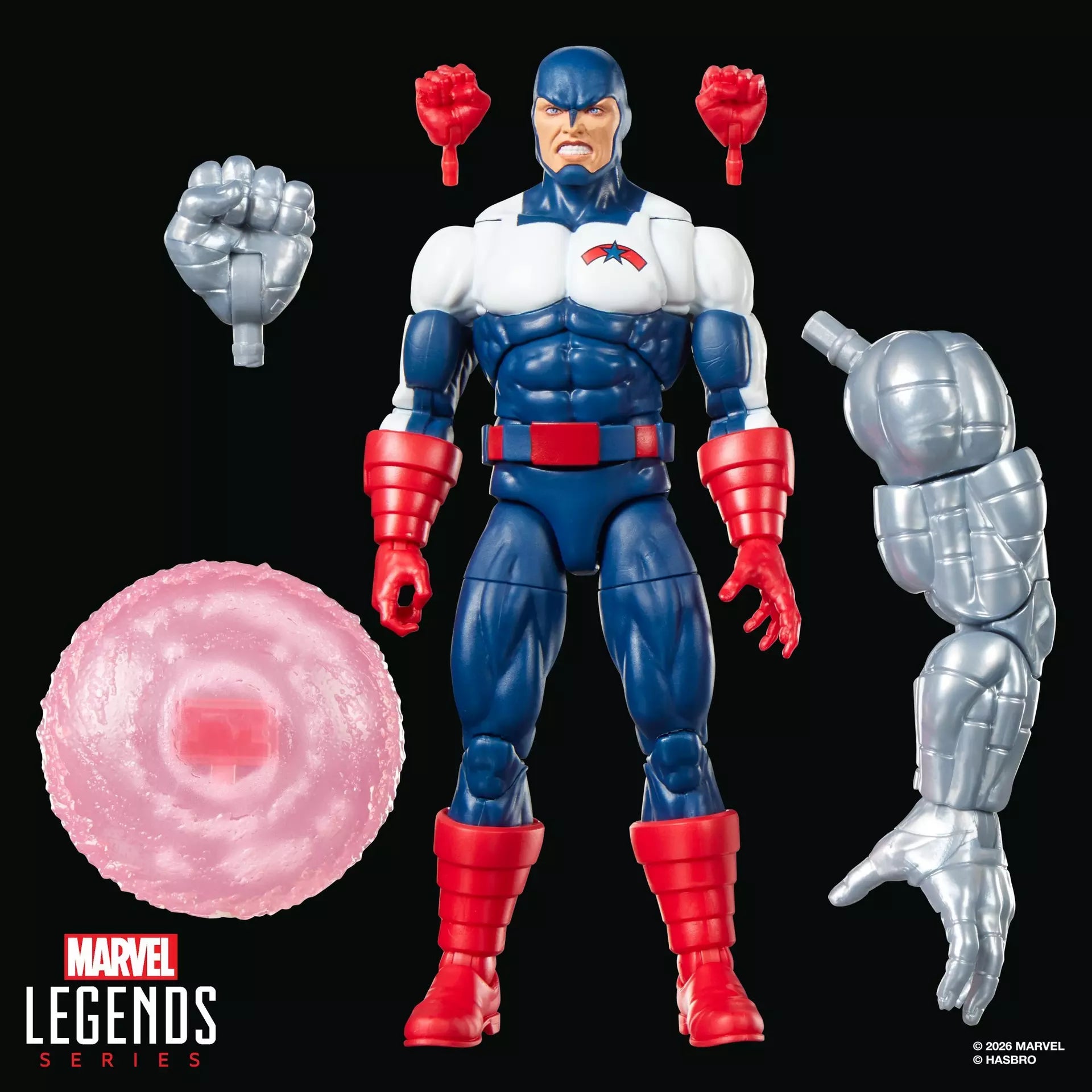 MARVEL LEGENDS BUILDABLE FIGURE SERIES BOX US AGENT FORCE WORKS ACTION FIGURE