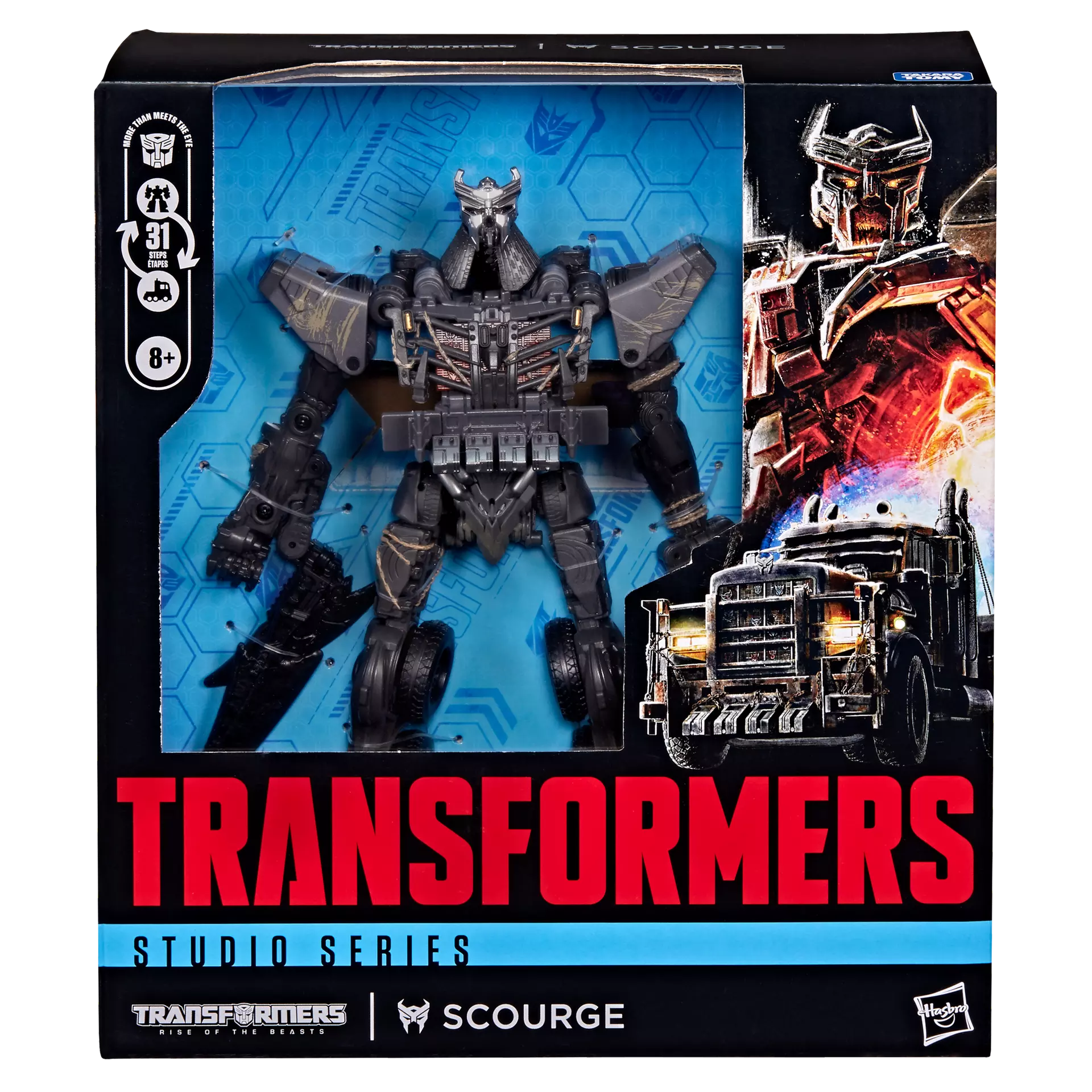 TRANSFORMERS STUDIO SERIES RISE OF THE BEASTS SCOURGE ACTION FIGURE