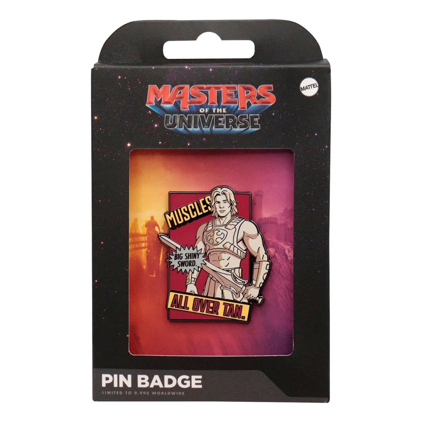MASTERS OF THE UNIVERSE HE-MAN LIMITED EDITION PIN BADGE