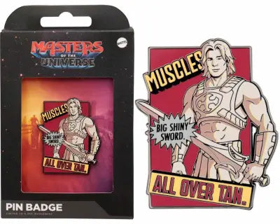 MASTERS OF THE UNIVERSE HE-MAN LIMITED EDITION PIN BADGE