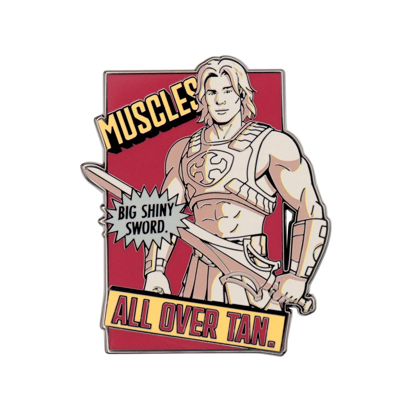 MASTERS OF THE UNIVERSE HE-MAN LIMITED EDITION PIN BADGE