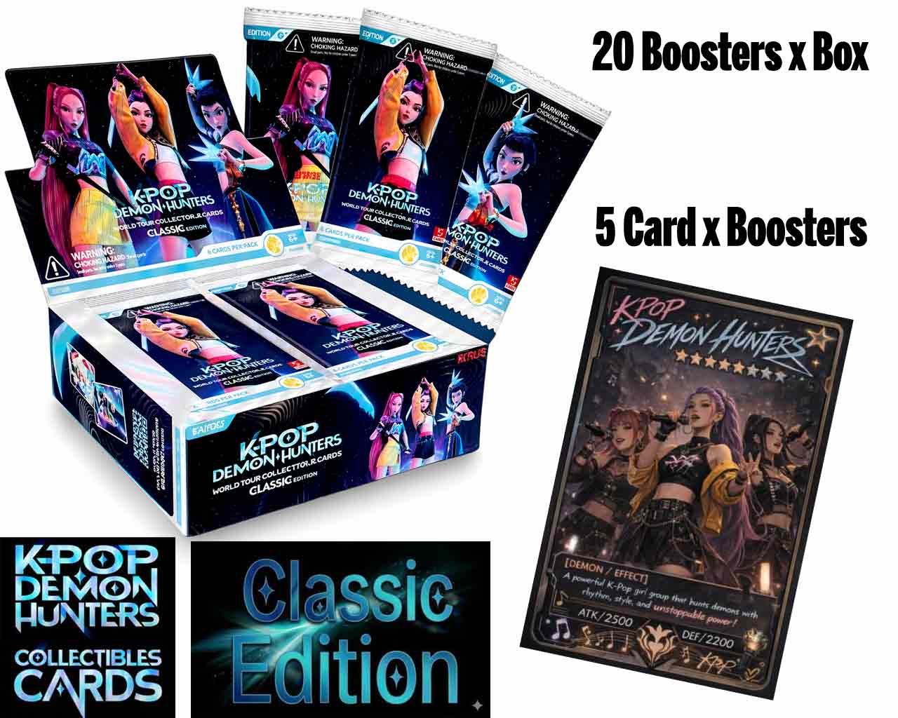 KAYOU - K-POP DEMON HUNTERS - CLASSIC EDITION - COLLECTIBLE CARDS BOOSTER BOX (20)