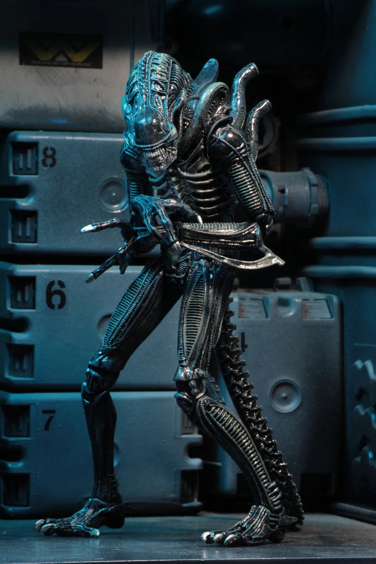 ALIENS ALIEN WARRIOR BLUE 1986 ULTIMATE AF