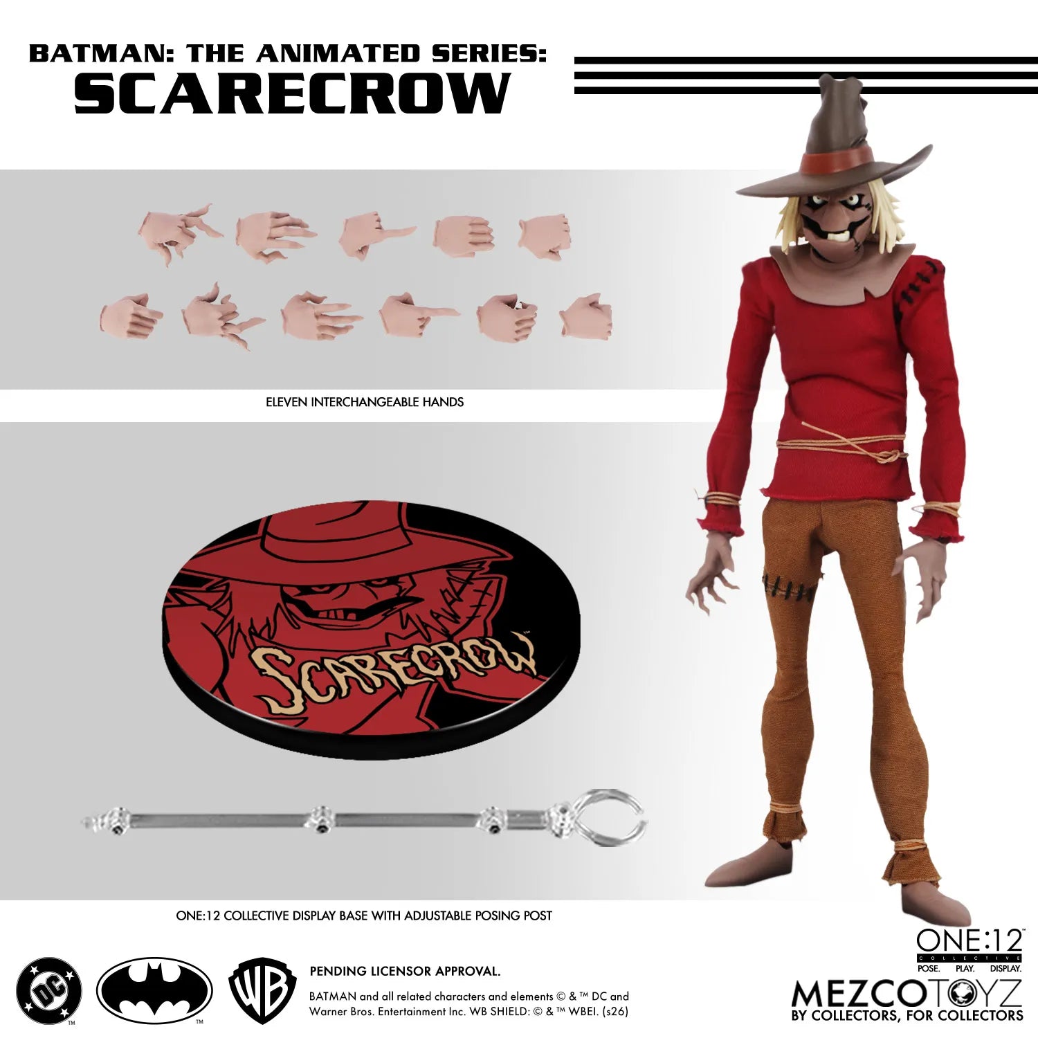ONE 12 COLLECTIVE BATMAN ANIMATED SERIES SCARECROW AF