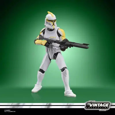 STAR WARS VINTAGE ATTACK OF THE CLONES CLONE TROOPER COMMANDER ACTION FIGURE