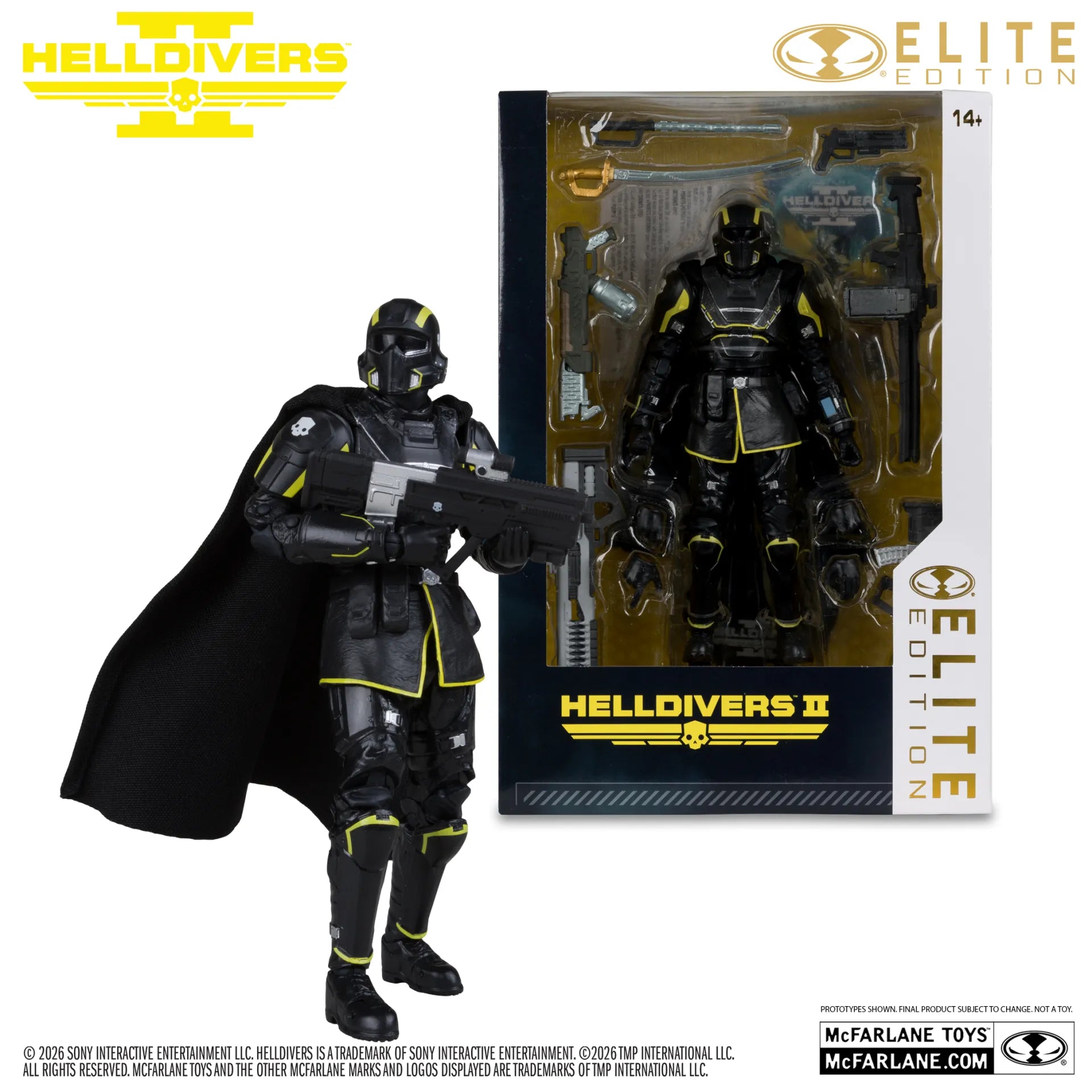 MCFARLANE ELITE  7INCH  HELLDIVERS 2 B-01 TACTICAL ACTION FIGURE