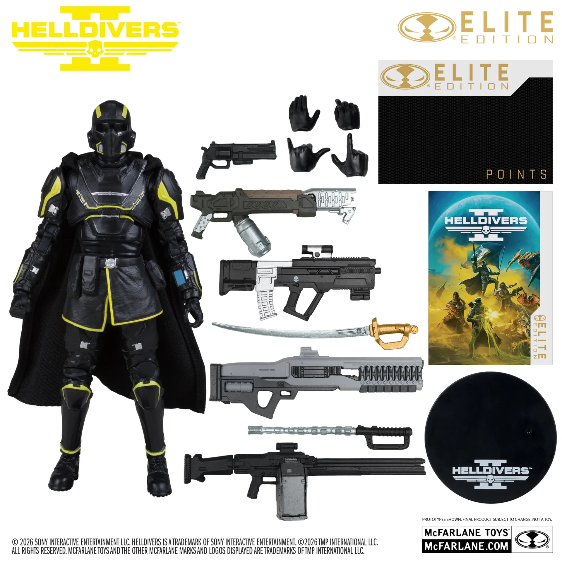 MCFARLANE ELITE  7INCH  HELLDIVERS 2 B-01 TACTICAL ACTION FIGURE