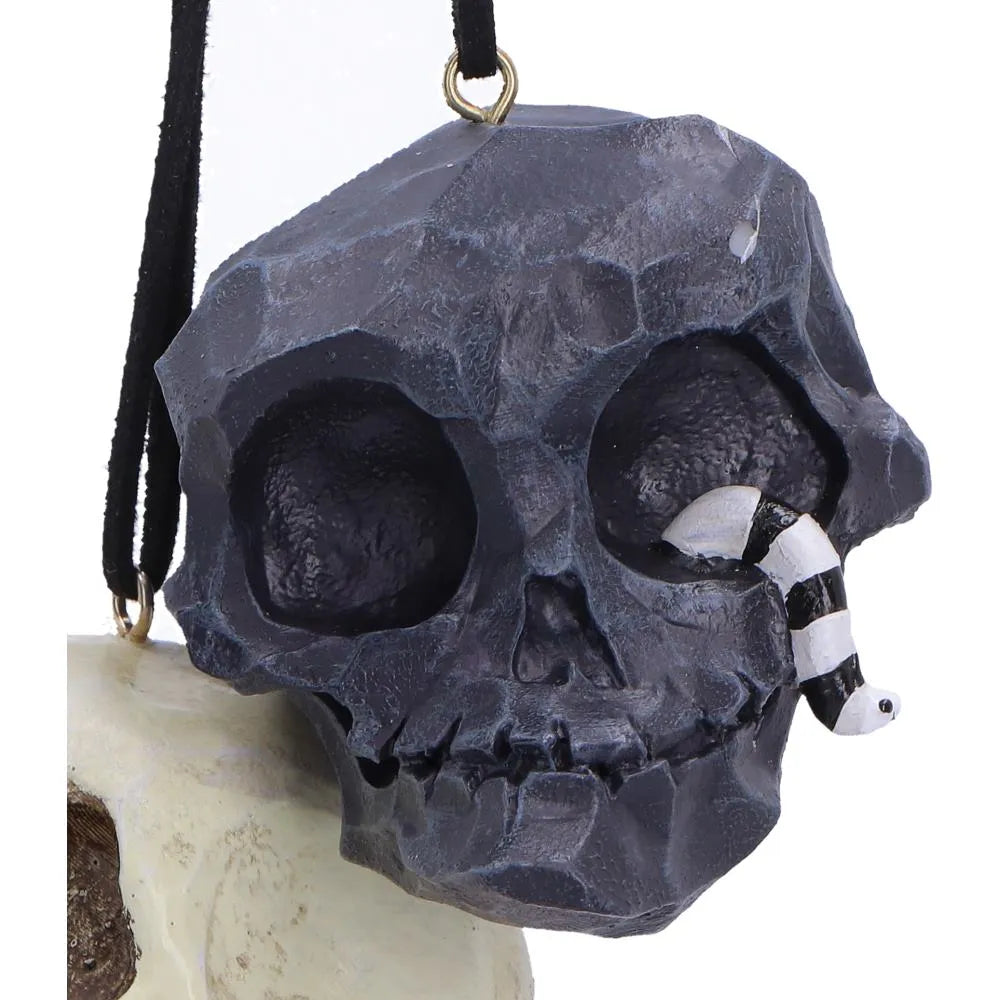 GRIM & GRIN HANGING ORNAMENTS SET (2)