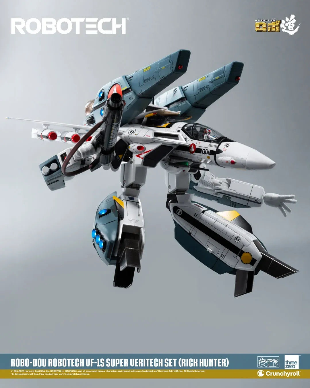 ROBO-DOU ROBOTECH VF‐1S RICK HUNTER SUPER VERITECH SET FIGURE