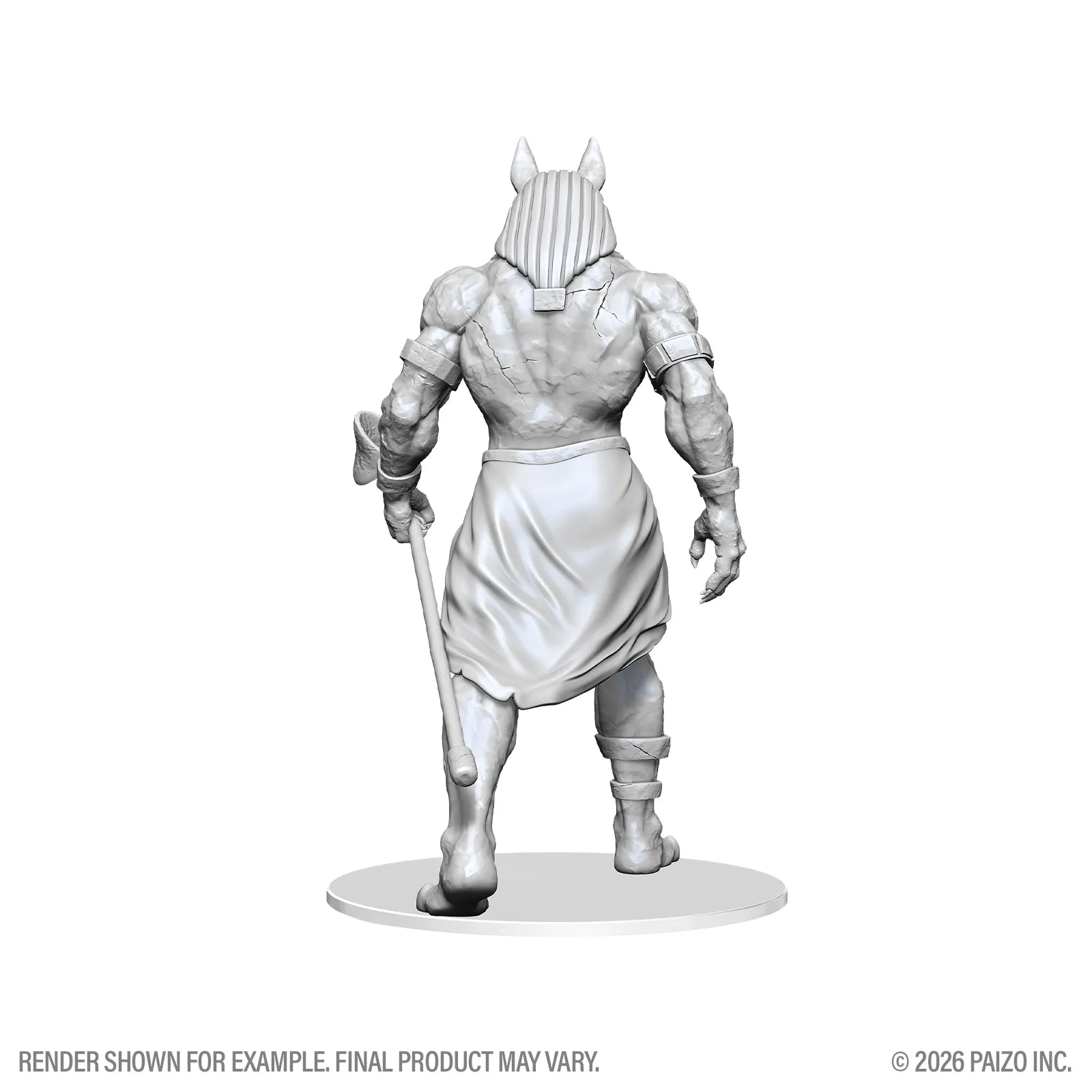 PATHFINDER BATTLES GIANT ANIMATED STATUE UNPAINTED