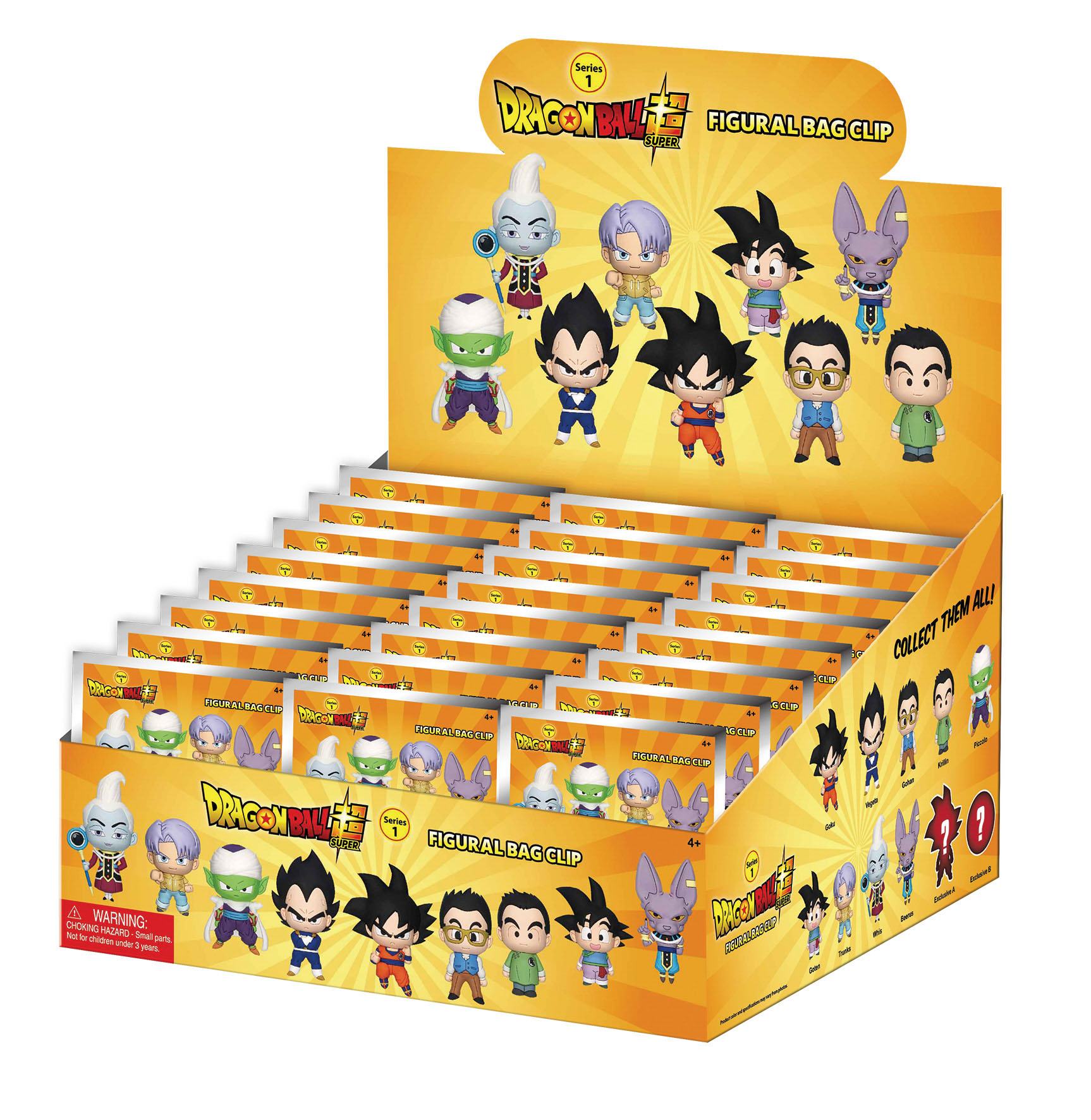 DRAGON BALL SUPER BAG CLIP BLIND BOX DISPLAY (24)