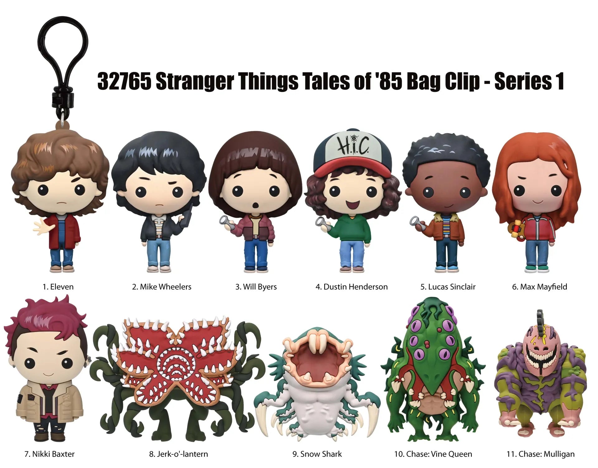 STRANGER THINGS TALES OF 85 S1 BAG CLIP BLIND BOX DISPLAY (24)