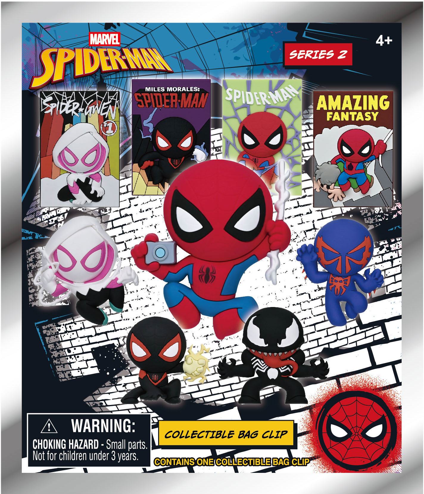 SPIDER MAN CLASSIC S2 BAG CLIP BLIND BOX DISPLAY (24)