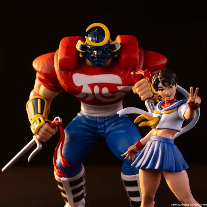 STREET FIGHTER STREET JAM: SAKURA & SODOM 1:10 SCALE STATUE SET