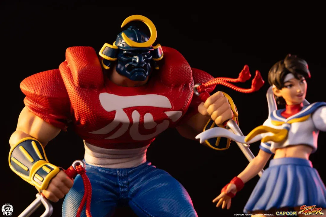 STREET FIGHTER STREET JAM: SAKURA & SODOM 1:10 SCALE STATUE SET