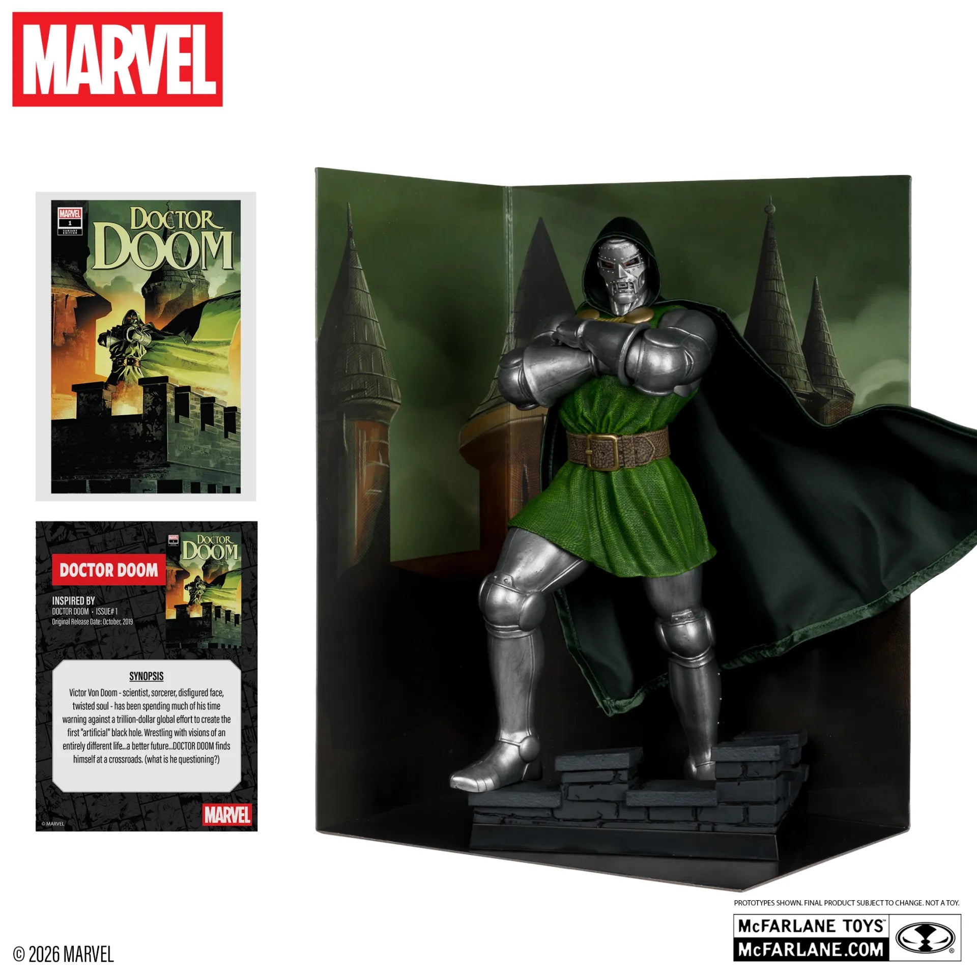 MARVEL COLLECTION 1:6 WV8  DOCTOR DOOM #1 FIGURE
