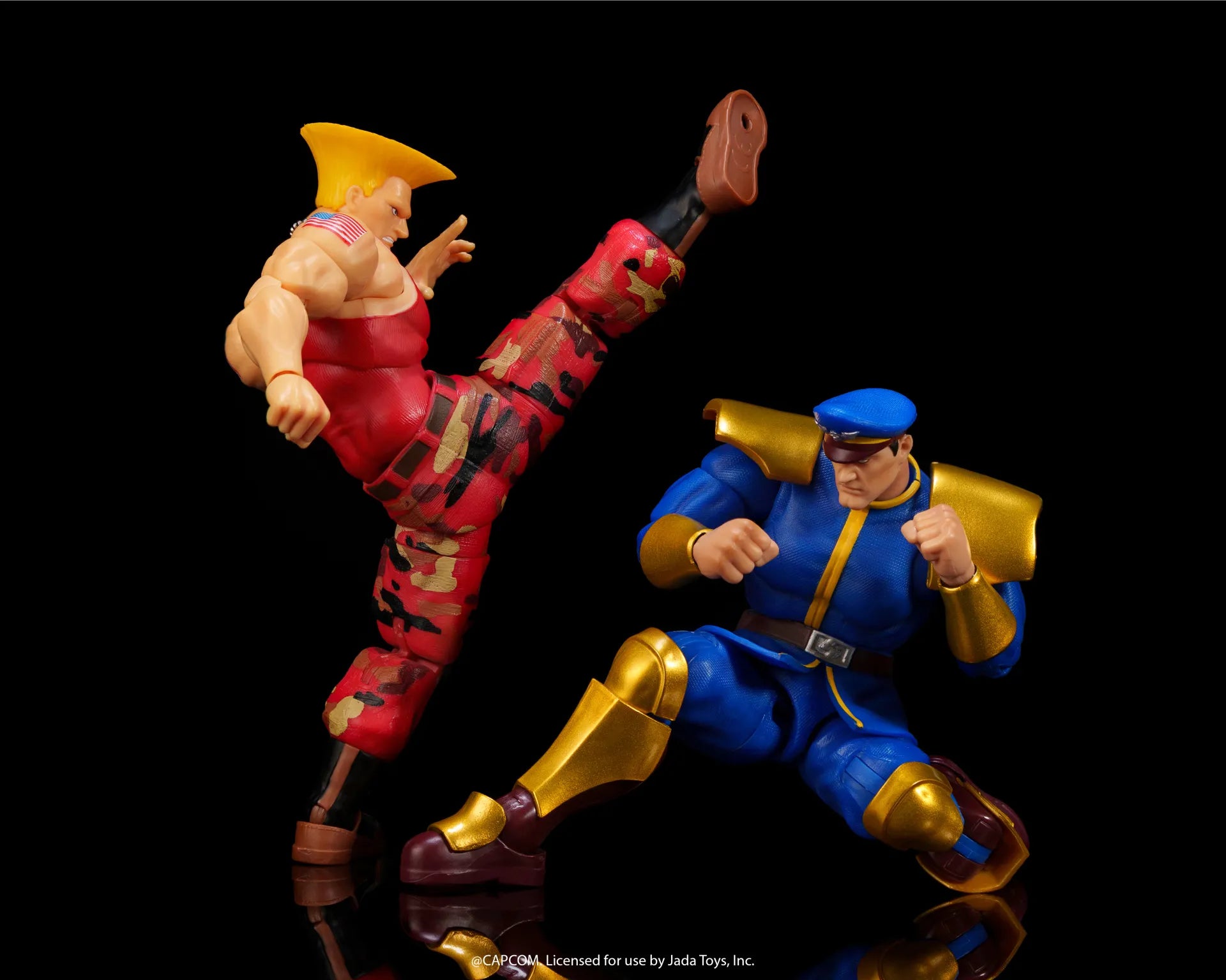 STREET FIGHTER II GUILE VS BISON AF DOUBLE PACK LIMITED EDITION
