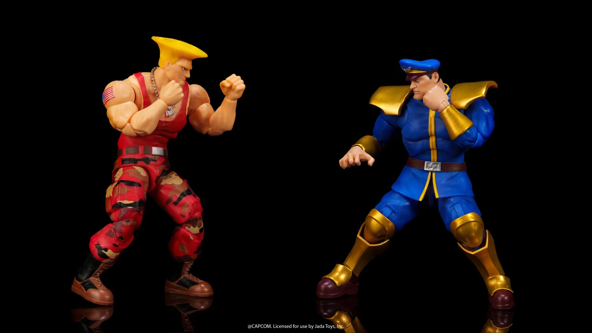 STREET FIGHTER II GUILE VS BISON AF DOUBLE PACK LIMITED EDITION