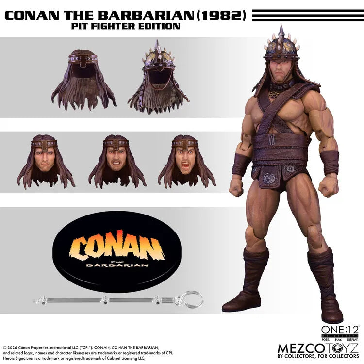 ONE 12 COLLECTIVE CONAN THE BARBARIAN PIT FIGHTER EDITION ACTION FIGURE