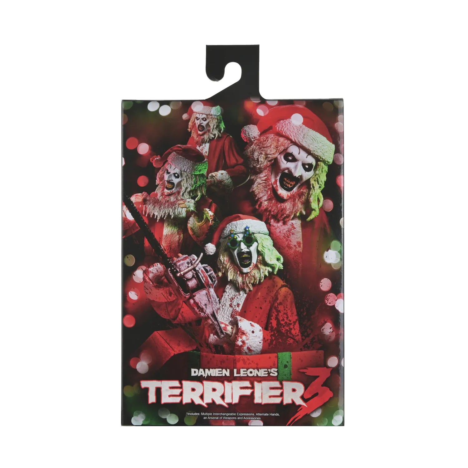 TERRIFIER 3 ART THE CLOWN SANTA SUIT BLOODY ULTIMATE ACTION FIGURE