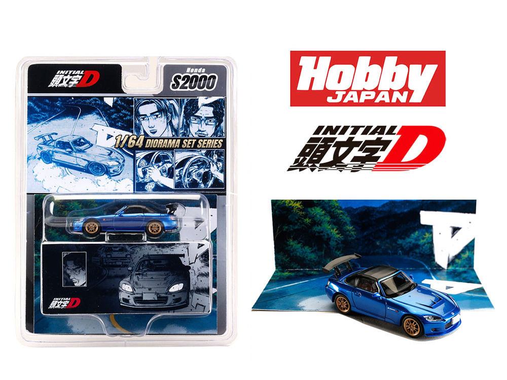 INITIAL D 1/64 HONDA S2000 TOSHIYA JOSHIMA VS TAKUMI FUJIWARA