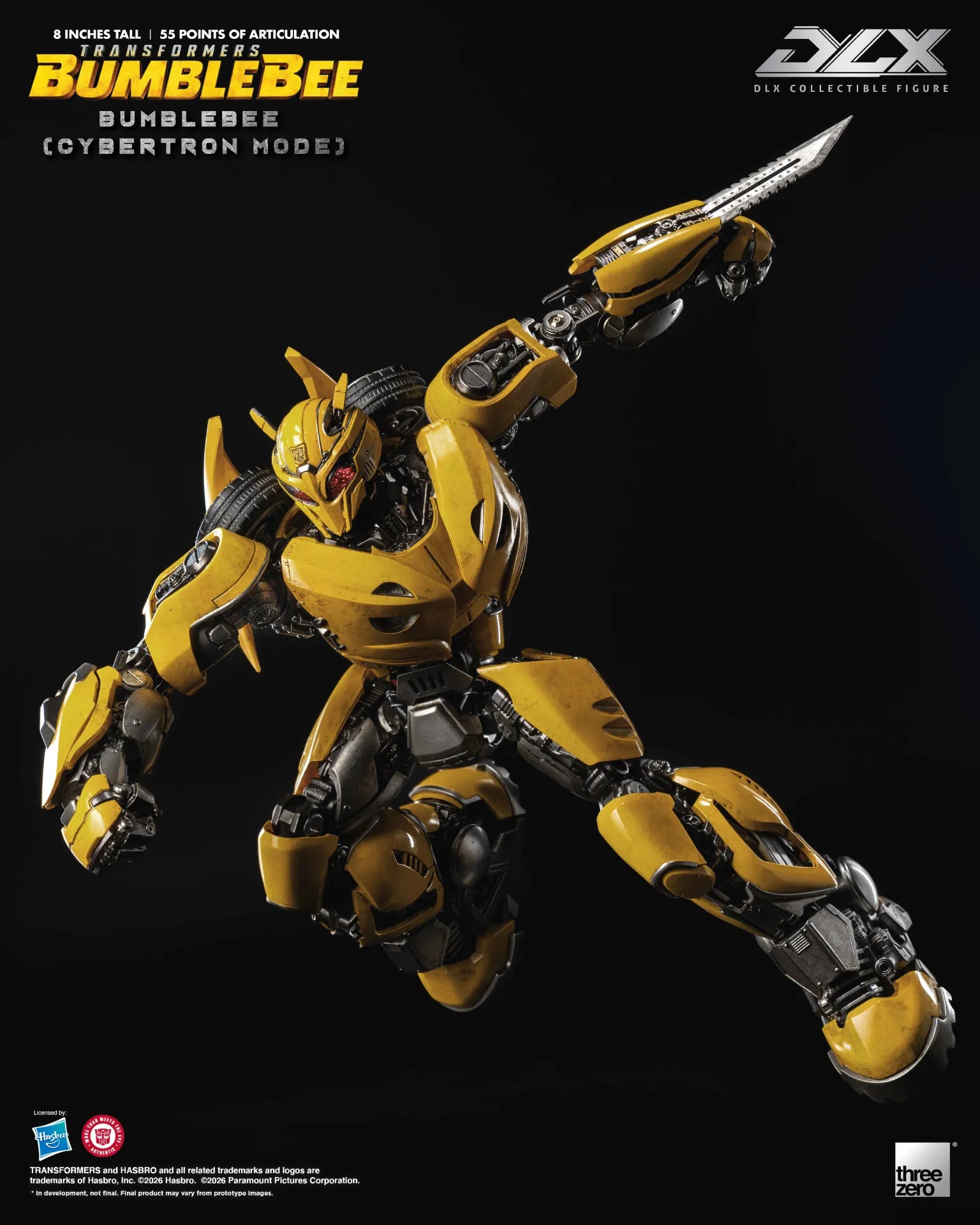 TRANSFORMERS BUMBLEBEE DLX BUMBLEBEE CYBERTRON MODE ACTION FIGURE