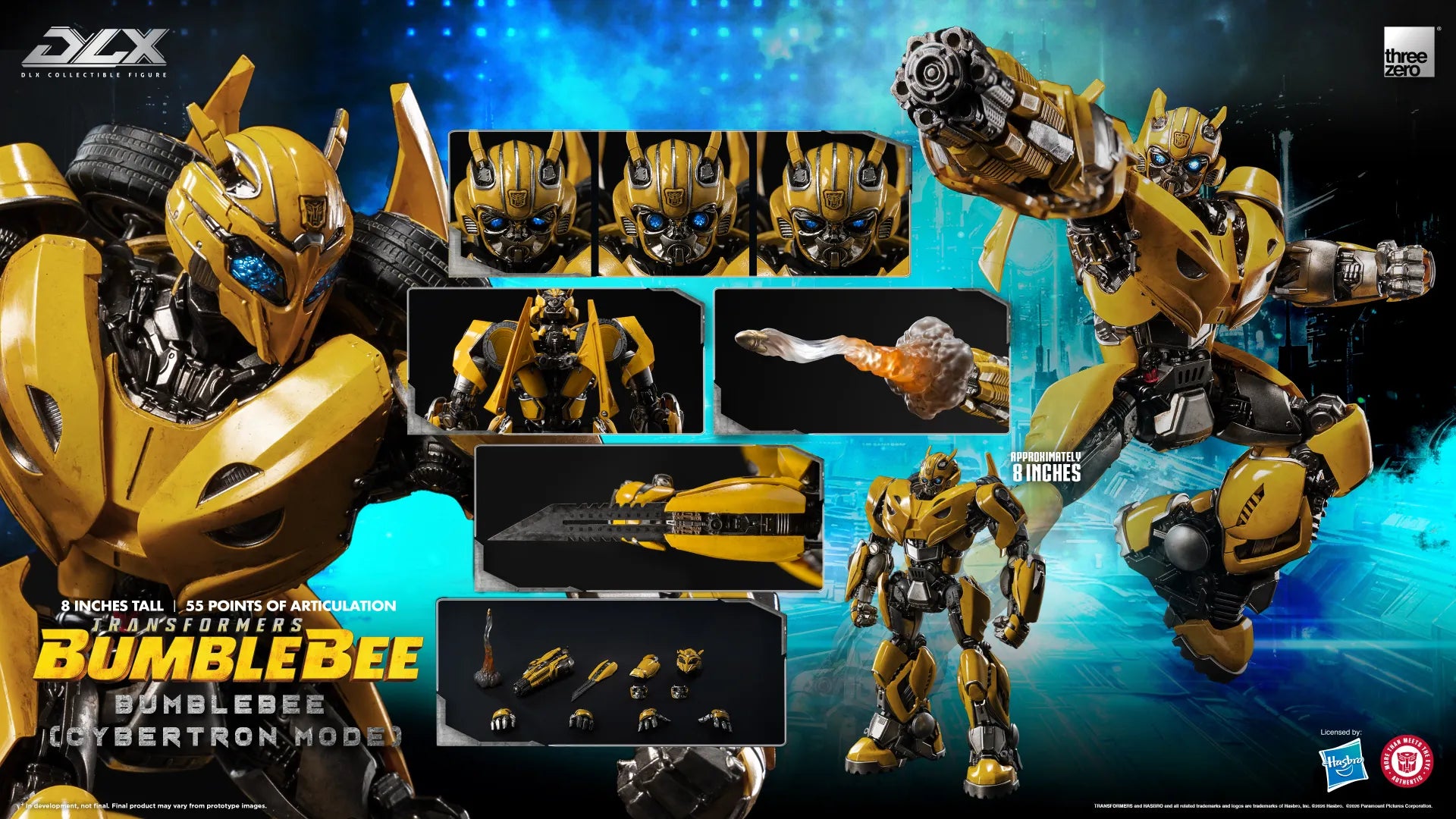 TRANSFORMERS BUMBLEBEE DLX BUMBLEBEE CYBERTRON MODE ACTION FIGURE