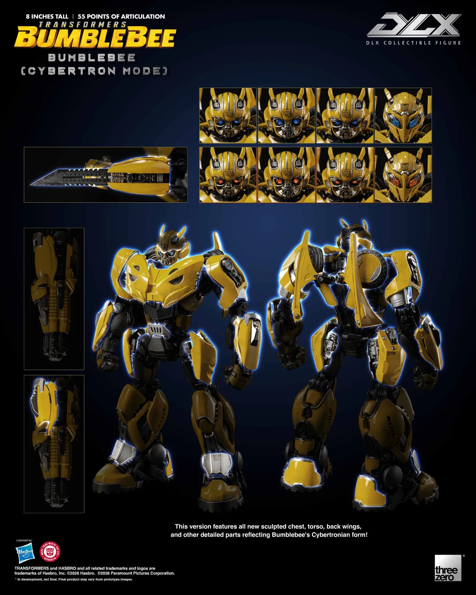 TRANSFORMERS BUMBLEBEE DLX BUMBLEBEE CYBERTRON MODE ACTION FIGURE