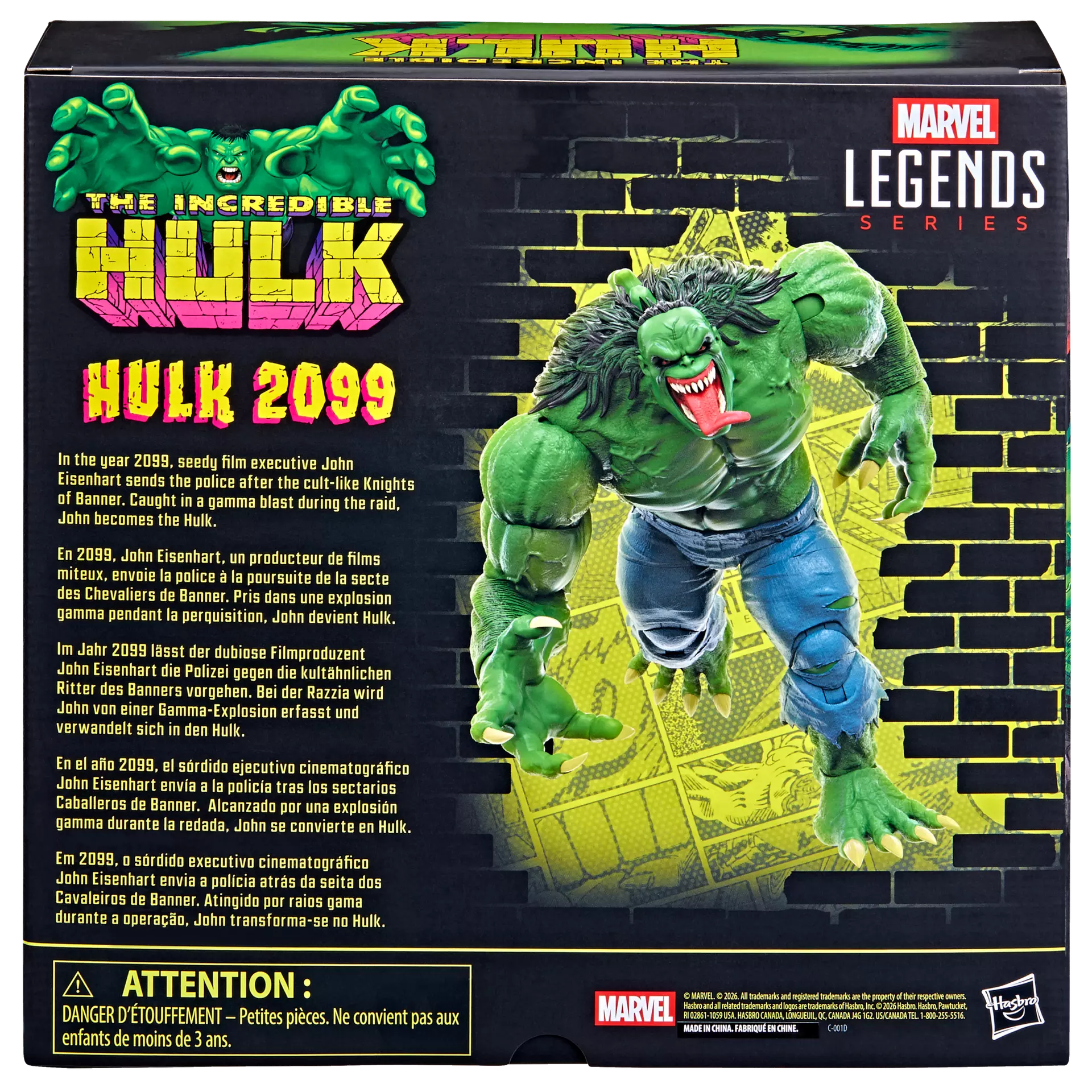 MARVEL LEGENDS HULK 2099 ACTION FIGURE