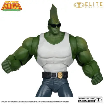 MCFARLANE ELITE EDITION  SAVAGE DRAGON  ACTION FIGURE