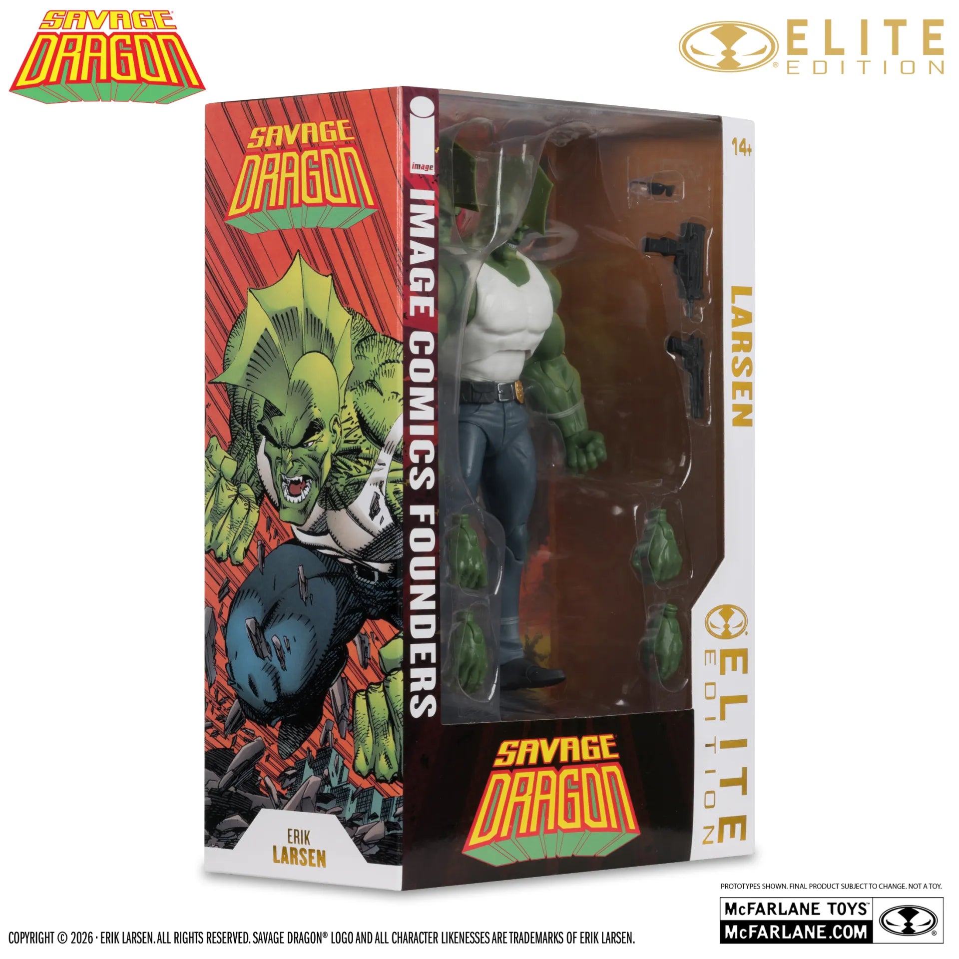 MCFARLANE ELITE EDITION  SAVAGE DRAGON  ACTION FIGURE