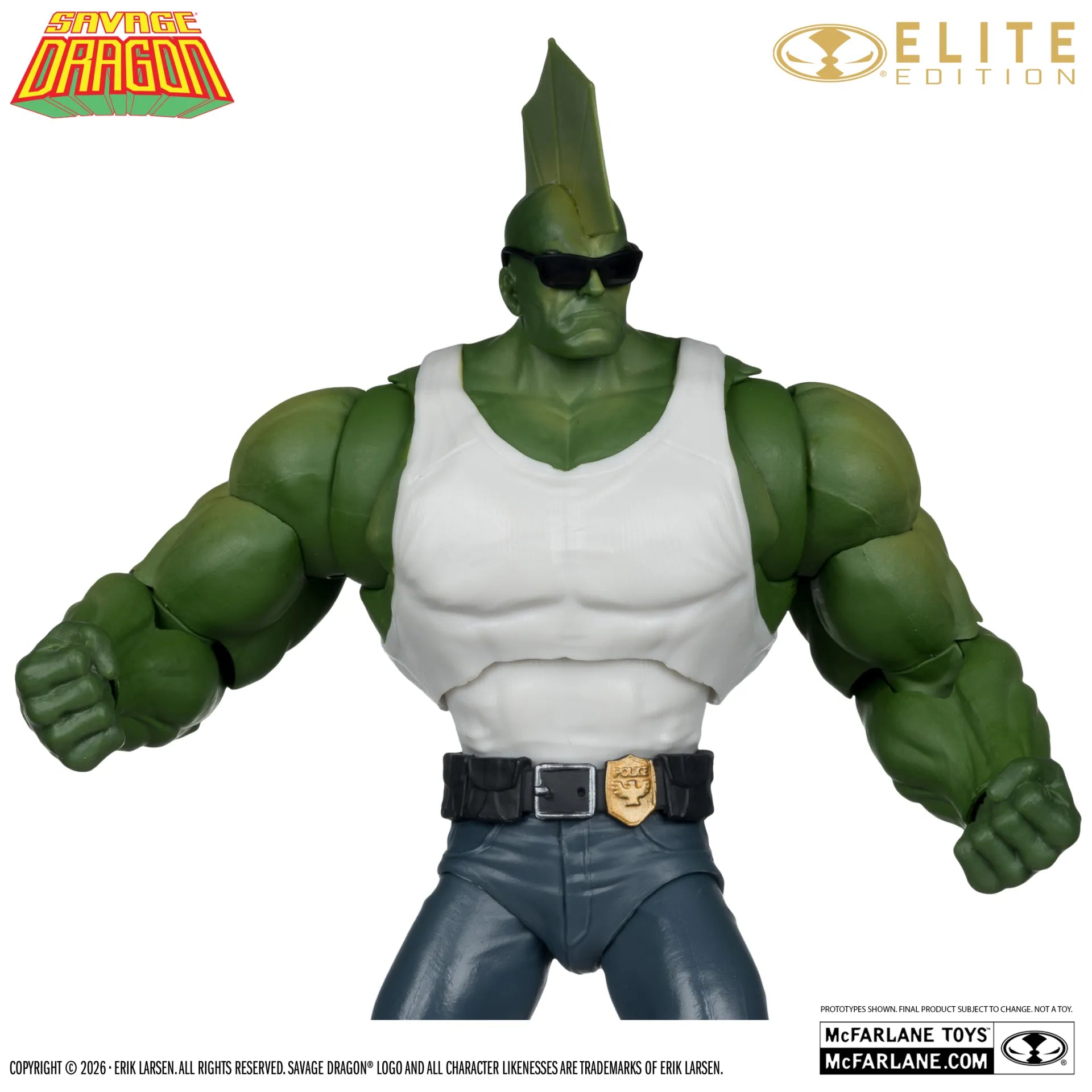 MCFARLANE ELITE EDITION  SAVAGE DRAGON  ACTION FIGURE