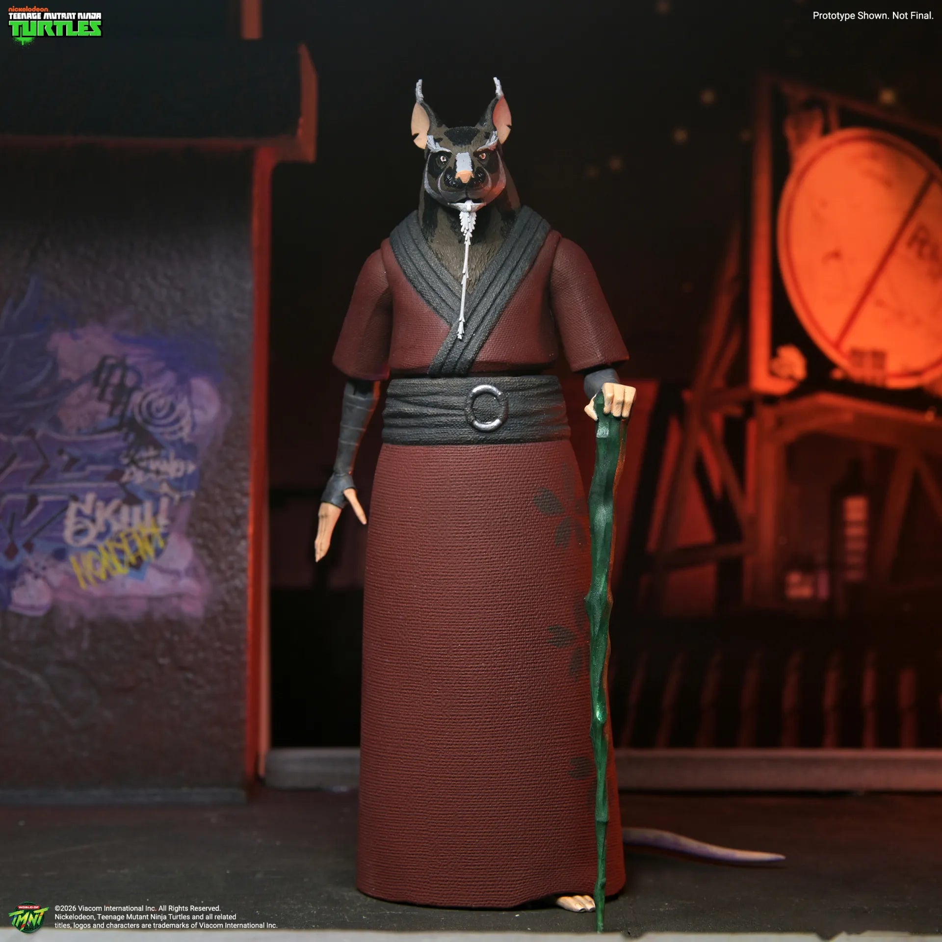 TEENAGE MUTANT NINJA TURTLES 2012 CARTOON SPLINTER ULTIMATE AFCTION FIGURE