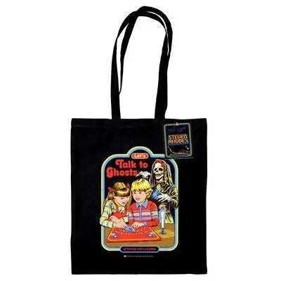 STEVEN RHODES LET'S TALK TO GHOSTS TOTE BAG