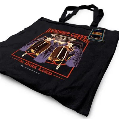 STEVEN RHODES WORSHIP COFFEE TOTE BAG