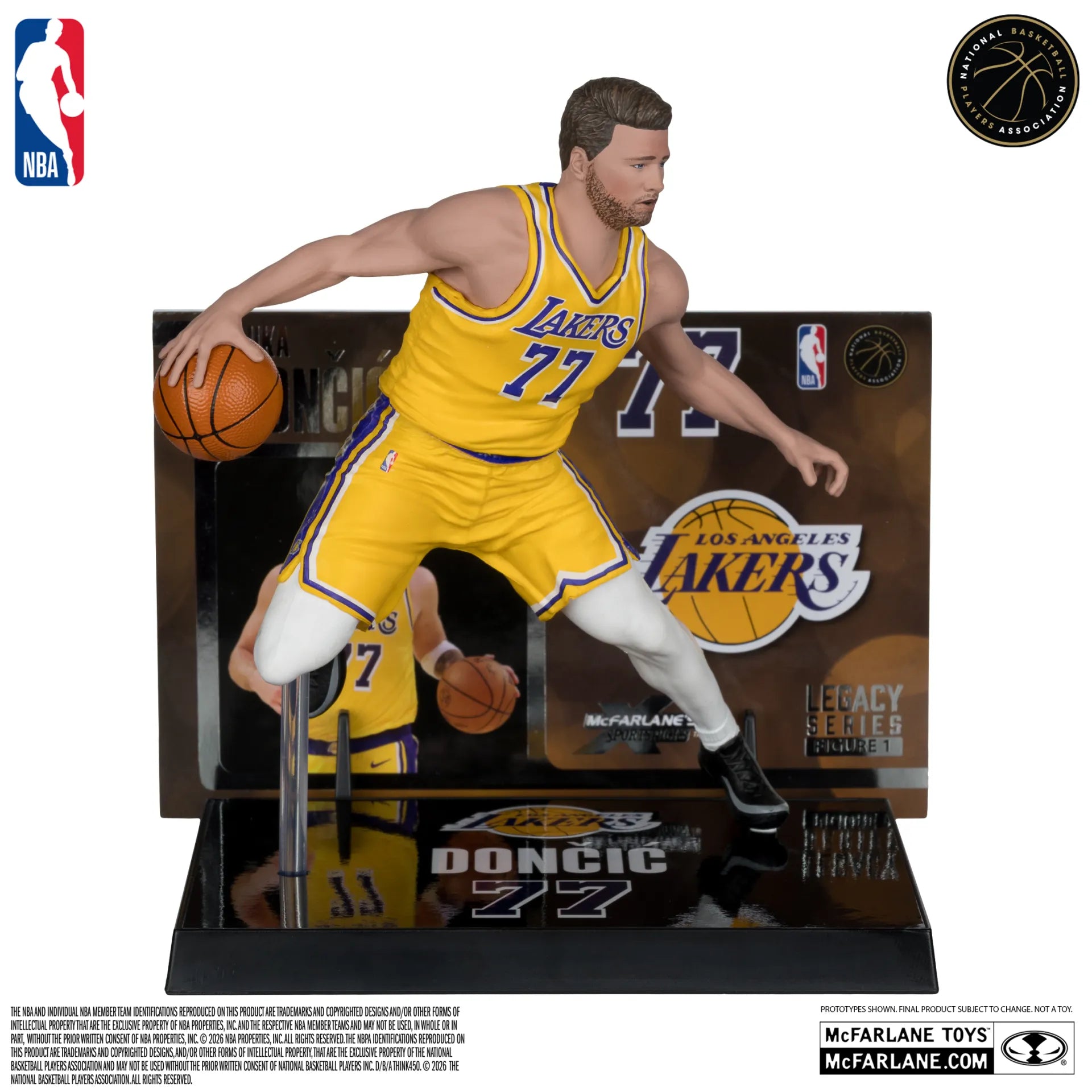 NBA  SPORTSPICKS LUKA DONCIC (LA LAKERS) POSED FIGURES