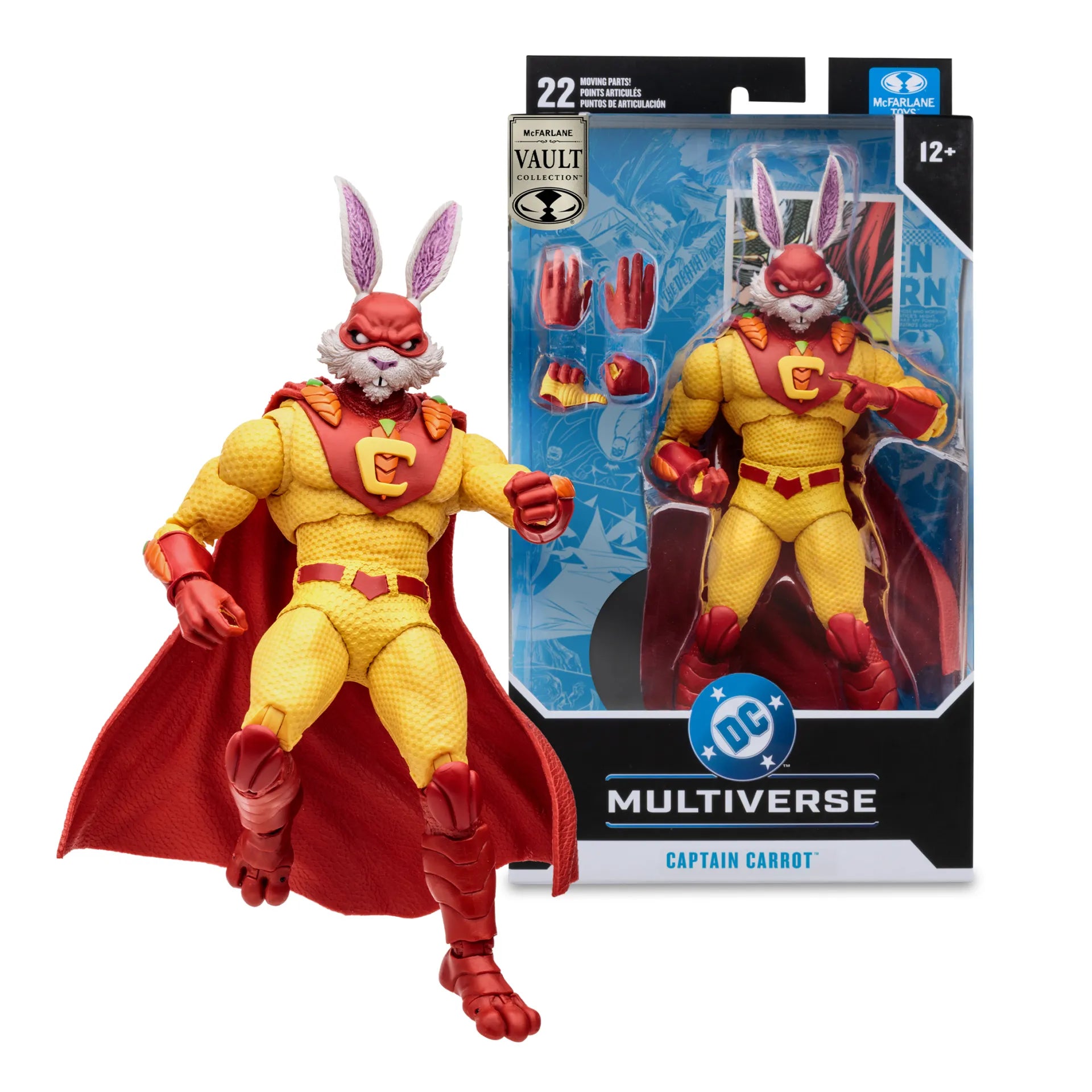MCFARLANE VAULT DC MULTIVERSE 7-INCH CAPTAIN CARROT ACTION FIGURE