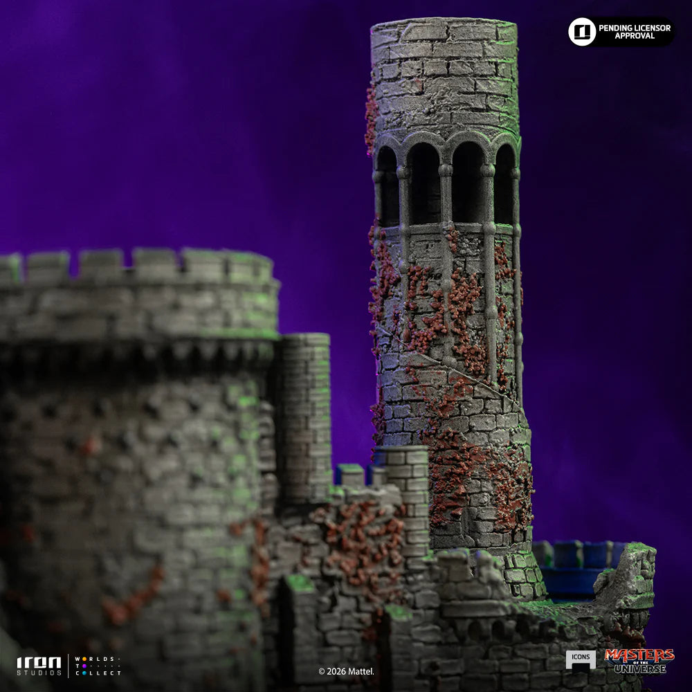 MASTERS OF THE UNIVERSE 2026 GRAYSKULL CASTLE ICONS STATUE