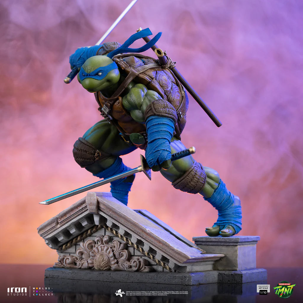 TEENAGE MUTANT NINJA TURTLES LEONARDO UNLEASHED 1/10 STATUE