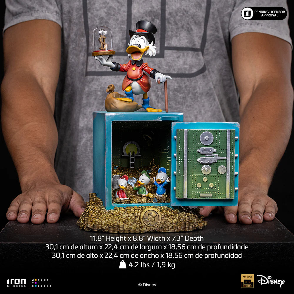 DUCK TALES UNCLE SCROOGE MCDUCK AND NEPHEWS	1/10 STATUE