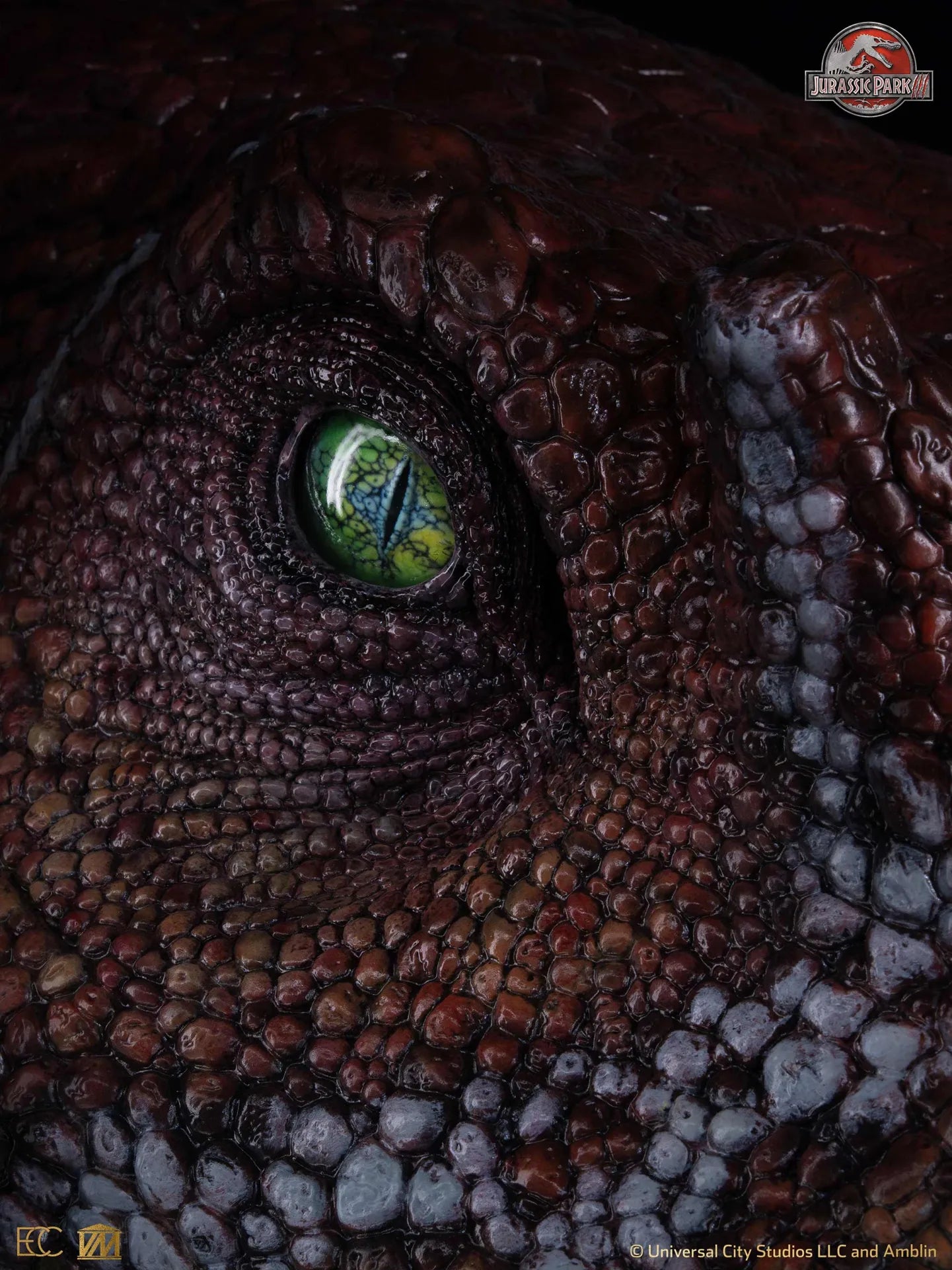 JURASSIC PARK 3 SPINOSAURUS HALF-SCALE HEAD PROP REPRODUCTION