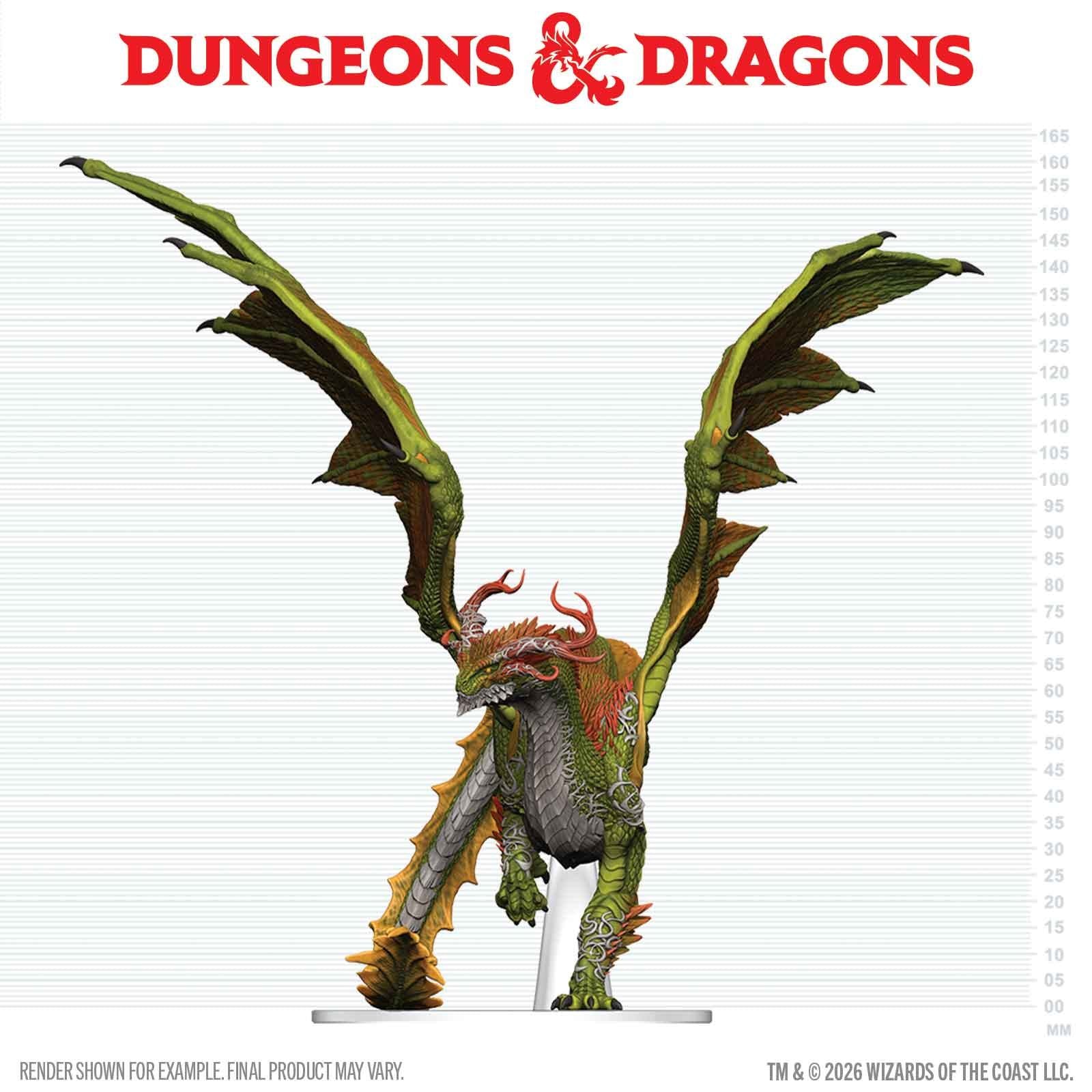D&D ICONS OF THE REALMS ADULT SPIRIT DRAGON BOXED MINIATURE